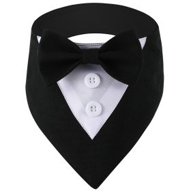 Pet Tie Banquet Suit Triangular Binder (Option: Black-L)