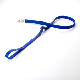 Lead - Boss Adjustable, 3/4" wide - 4 to 6 ft. long (Color: Blue)