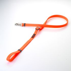 Lead - Boss Adjustable, 3/4" wide - 4 to 6 ft. long (Color: Orange)