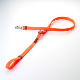 Lead - Boss Adjustable, 5/8" wide - 4 to 6 ft. long (Color: Orange)