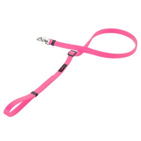 Lead - Boss Adjustable, 5/8" wide - 4 to 6 ft. long (Color: Pink)