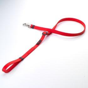 Lead - Boss Adjustable, 5/8" wide - 4 to 6 ft. long (Color: Red)