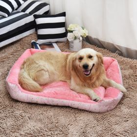 Doghouse Cathouse Supplies Big And Small Dogs Pet Bed Dog Bed (Option: Pink-XL)